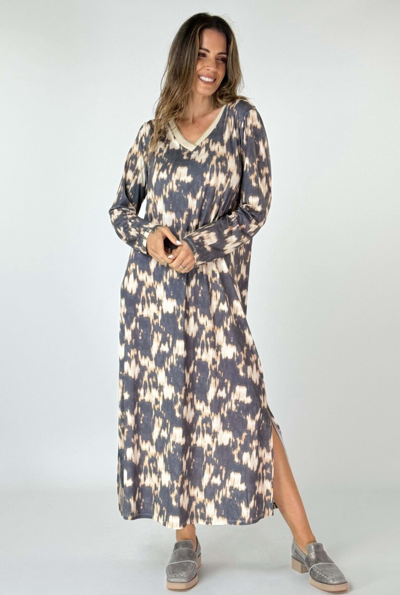 VESTIDO NICOLETTA - GRIS 