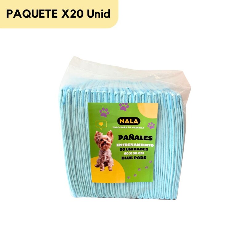 Pañales Entrenamiento Mascota 60x90cm Ultra Absorbente Pack x20 Unid Pañales Entrenamiento Mascota 60x90cm Ultra Absorbente Pack x20 Unid