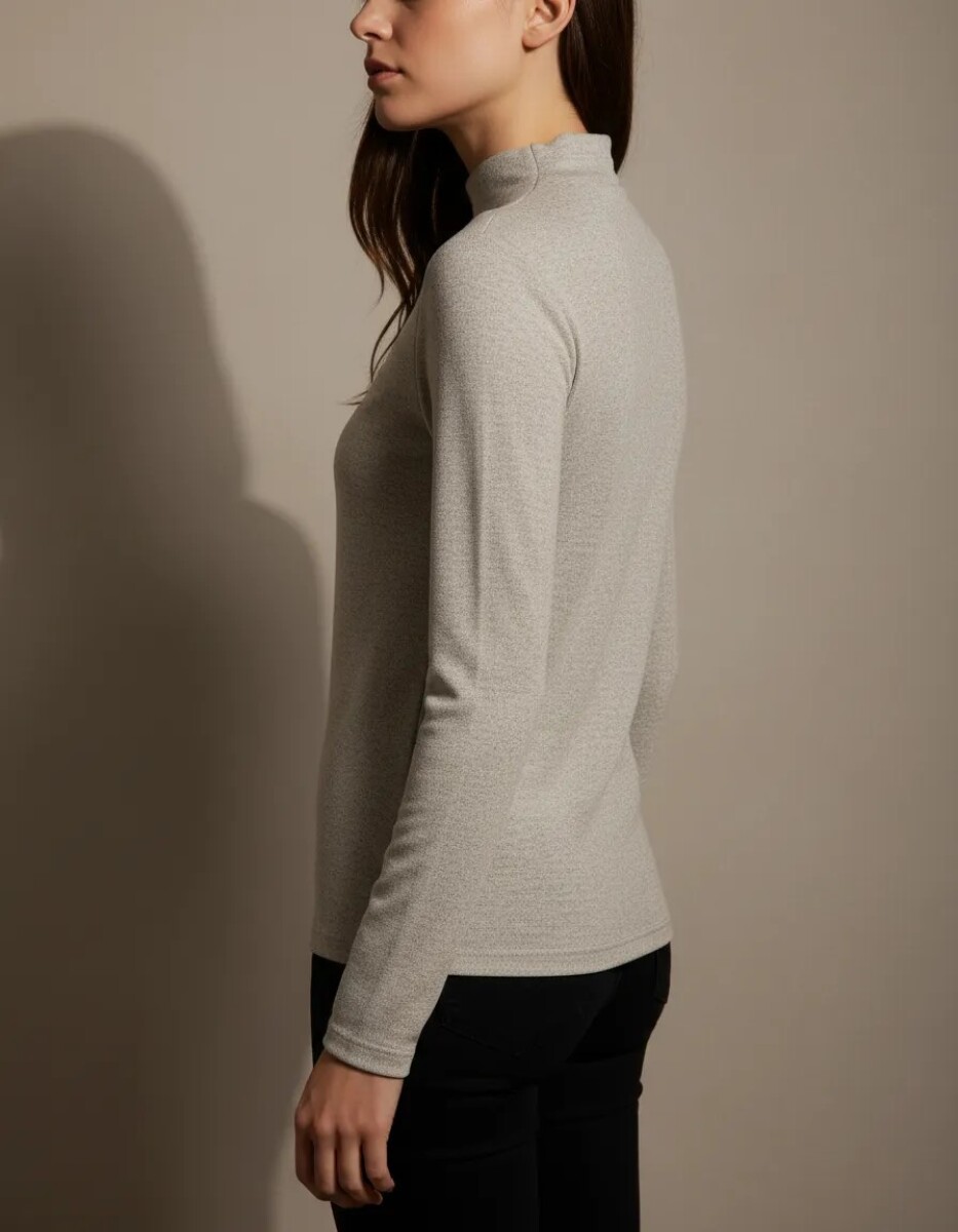 Polera Lanila Beige/Claro 