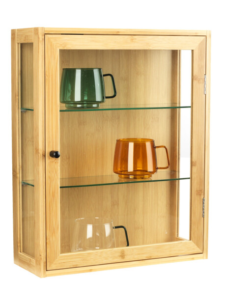 Armario pared RIBE 1 puerta cristal natural Armario pared RIBE 1 puerta cristal natural
