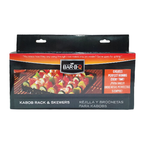 Kit de rejilla y brochetas x6 para barbacoa Kit De Rejilla Y Brochetas X6 Para Barbacoa