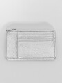 Monedero Tarjetero Corral Plateado