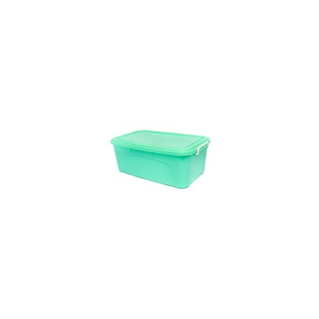 CAJA ORGANIZADORA APILABLE 54 LITROS VERDE Verde