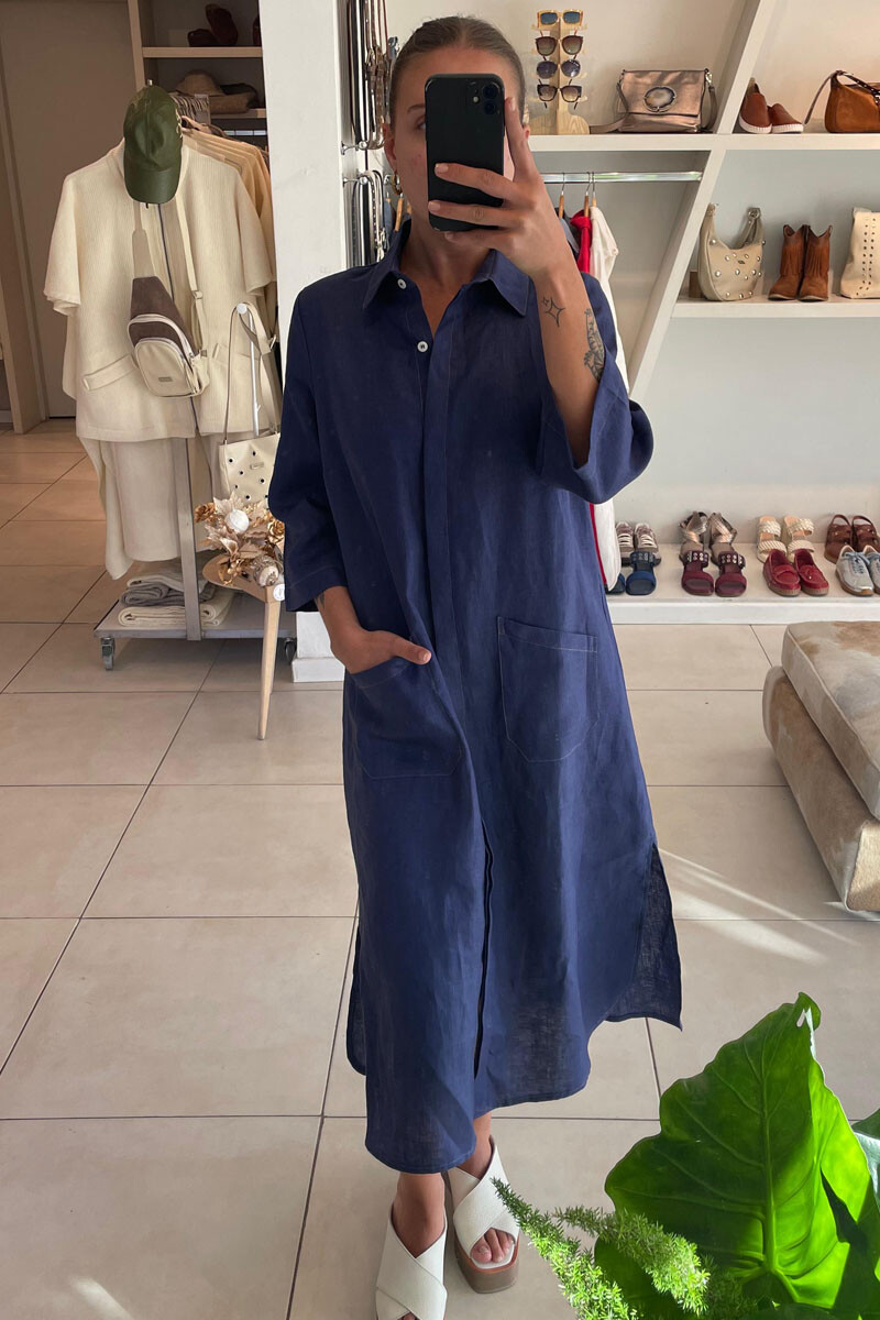 Vestido serena - Azul 