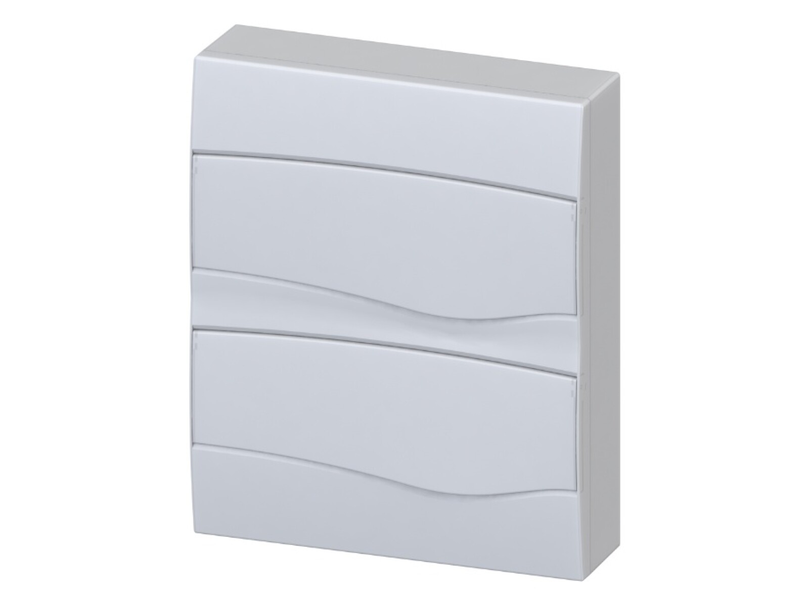 TABLERO EXT PLASTICO P/24 TM TAPA BLANCA BRUM 
