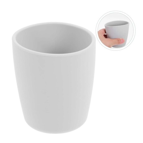 Vaso de Entrenamiento Irrompible p/ Bebés Niños en Silicona Gris
