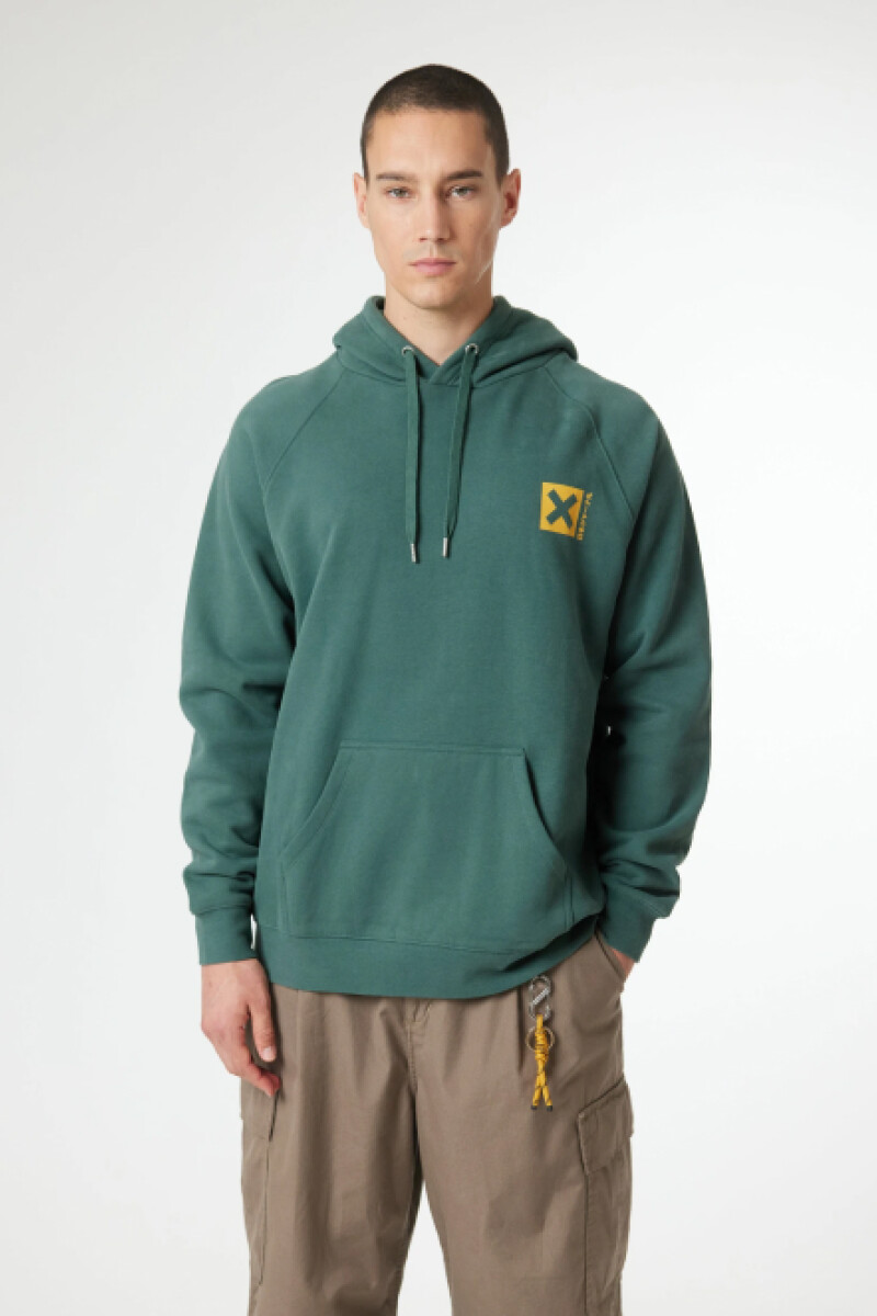 Hoodie Blue Banana - Nature Trecking Green