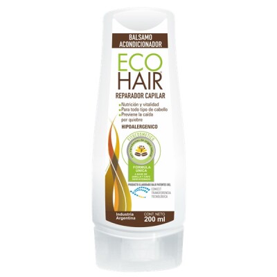 Bálsamo Acondicionador Eco Hair 200 Ml. Bálsamo Acondicionador Eco Hair 200 Ml.
