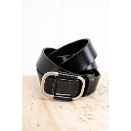 Cinto Hebilla Rectangular Negro