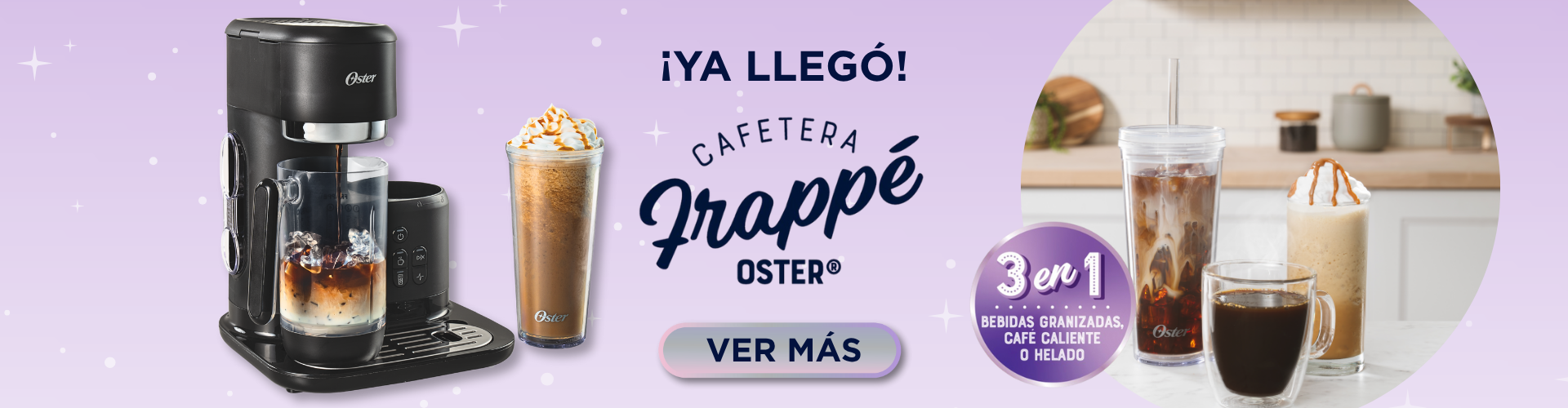 CAFETERA FRAPPÉ OSTER