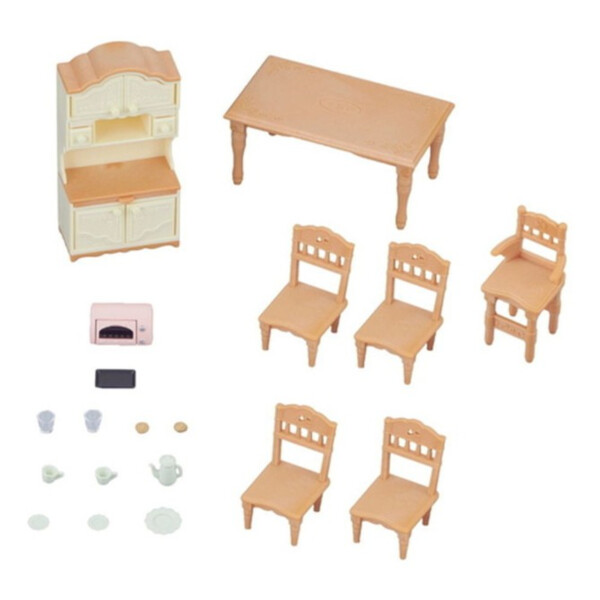 Sylvanian Families Set Mesa Silla Mueble Horno Juguete Niños Sylvanian Families Set Mesa Silla Mueble Horno Juguete Niños