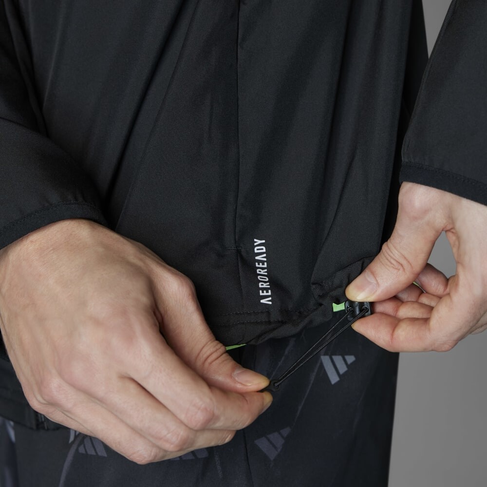 Casaca Running Run It Jacket Hombre Black