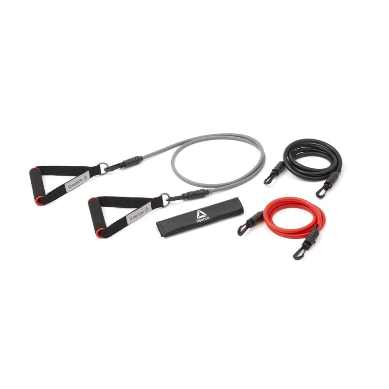 Set Bandas De Resistencia Powertube Reebok 3 Niveles Multicolor