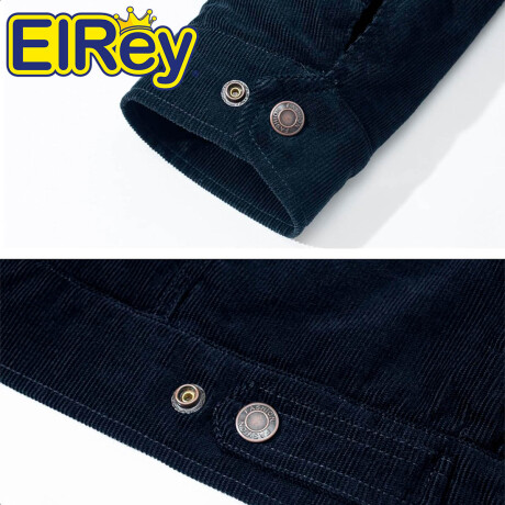 Campera Uzspace Pana Corderito Moda Hombre Urban Azul