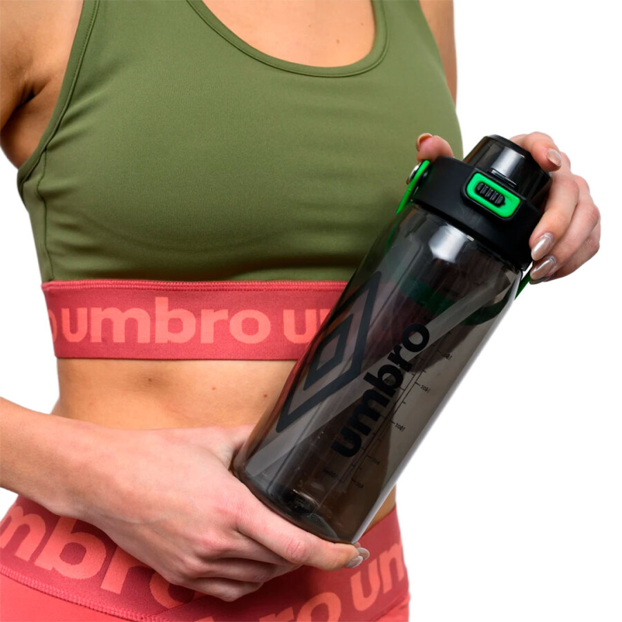 Botella Umbro 850 ml Negro - Verde