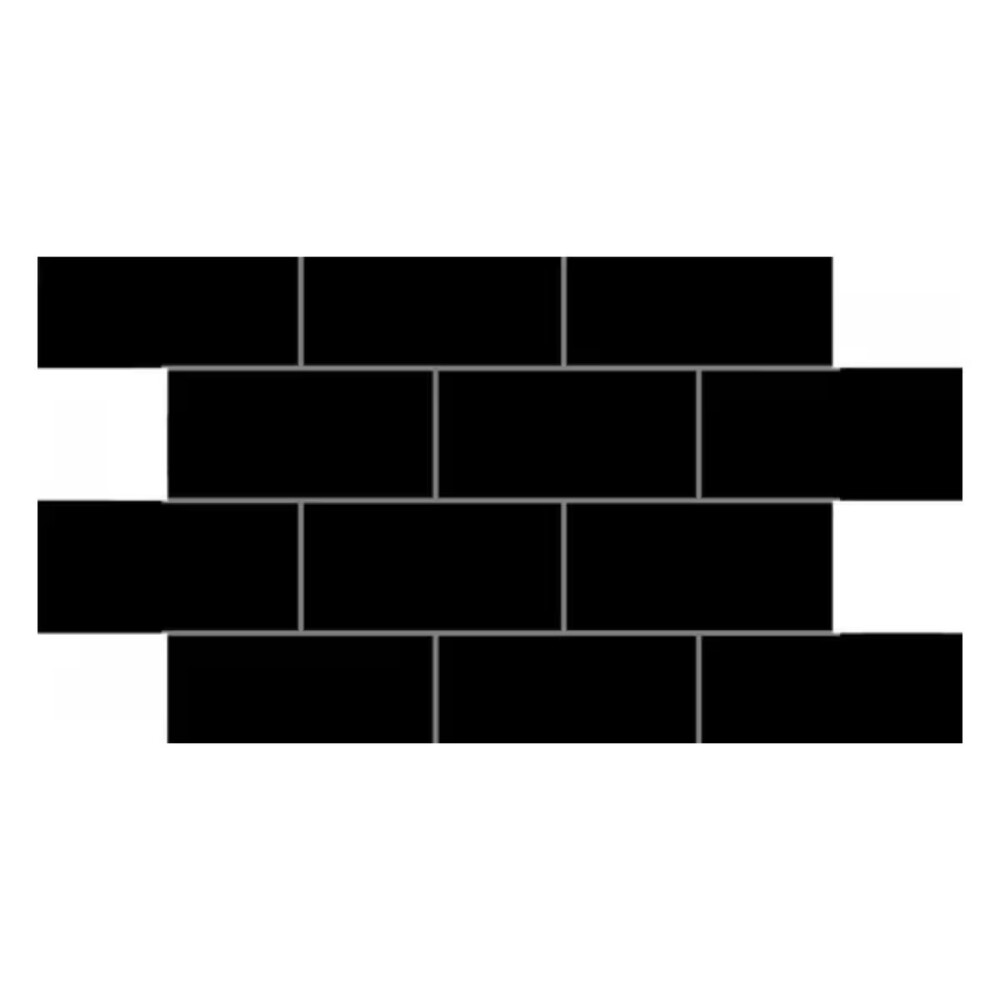 Cerámica para pared Metro Petróleo 31x54 cm Brillante Cerámica Para Pared Metro Petróleo 31x54 Cm Brillante