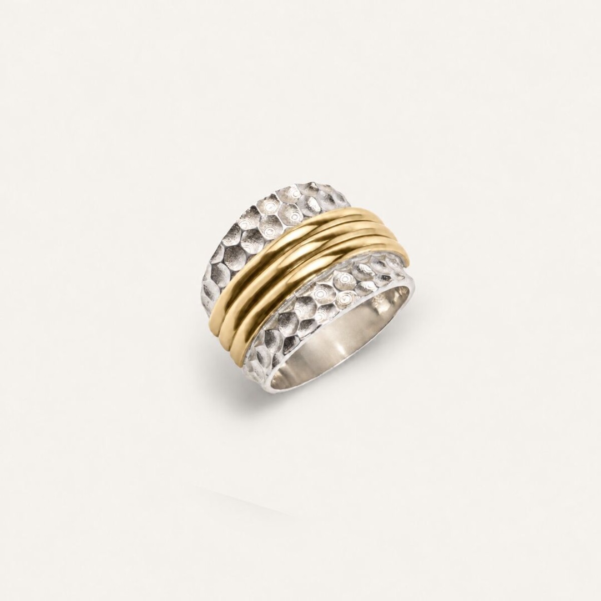 Anillo Oriana - Plata y Oro 