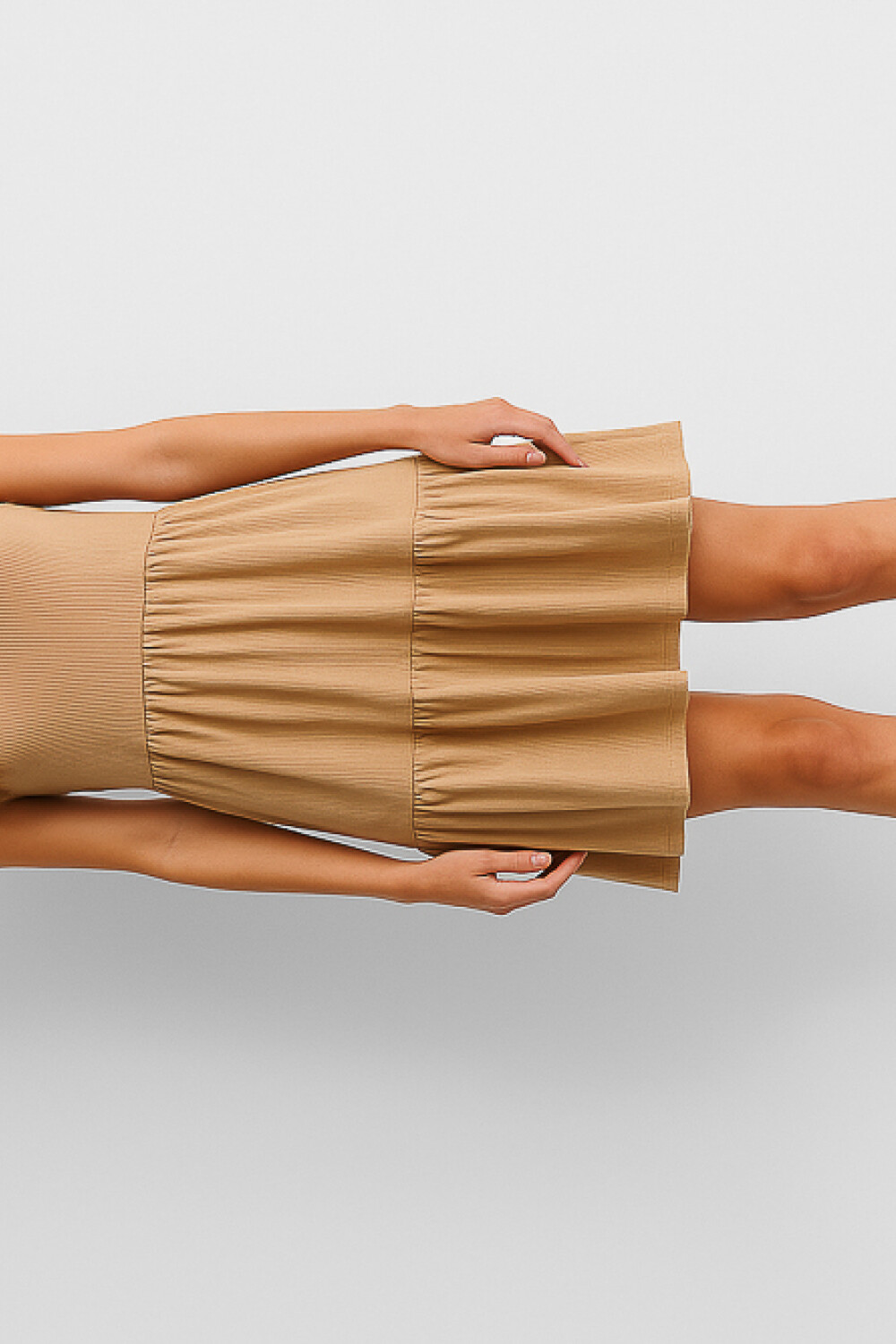 Vestido Campe Beige Oscuro