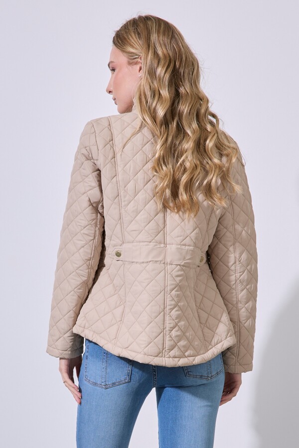 Campera Capitoneada BEIGE