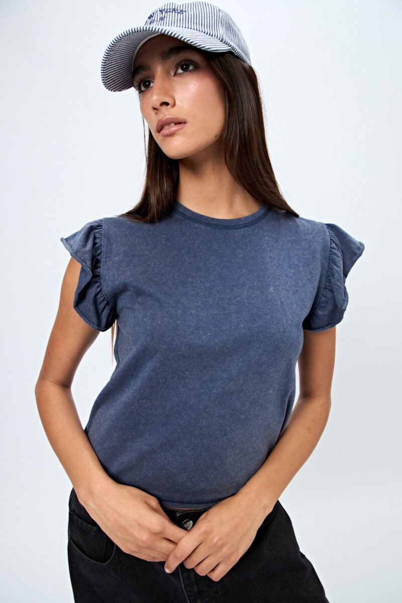 REMERA TIMONA - Azul Oscuro 