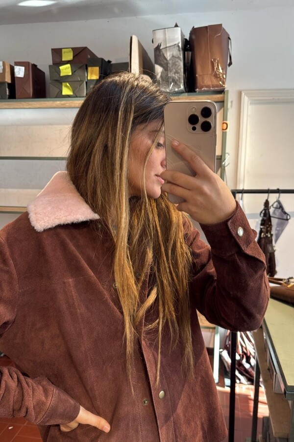 Warm Shirt Chocolate / Rosado