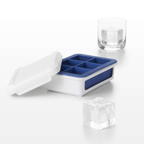 Oxo Gg Cubetera Con Tapa Hielos Grandes Apilable