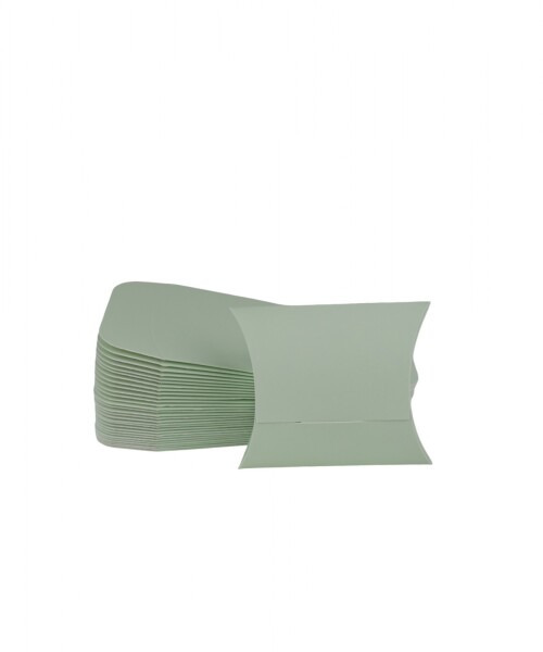 Pack x 100 - estuche pillow 7 x 8 cm. VERDE