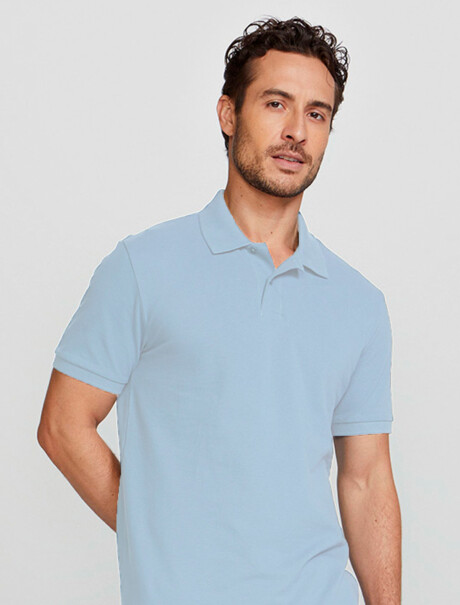 CAMISA DE CUELLO CON BORDADO CELESTE