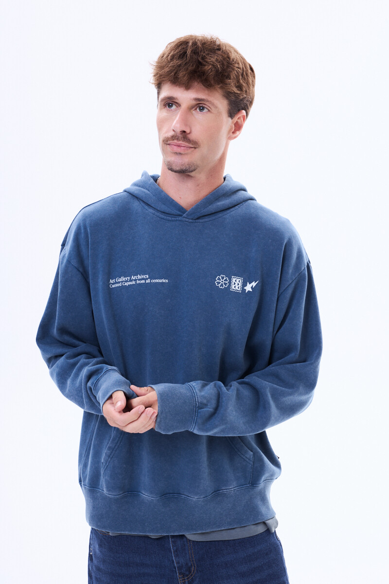 Buzo de felpa Cambados - Azul 