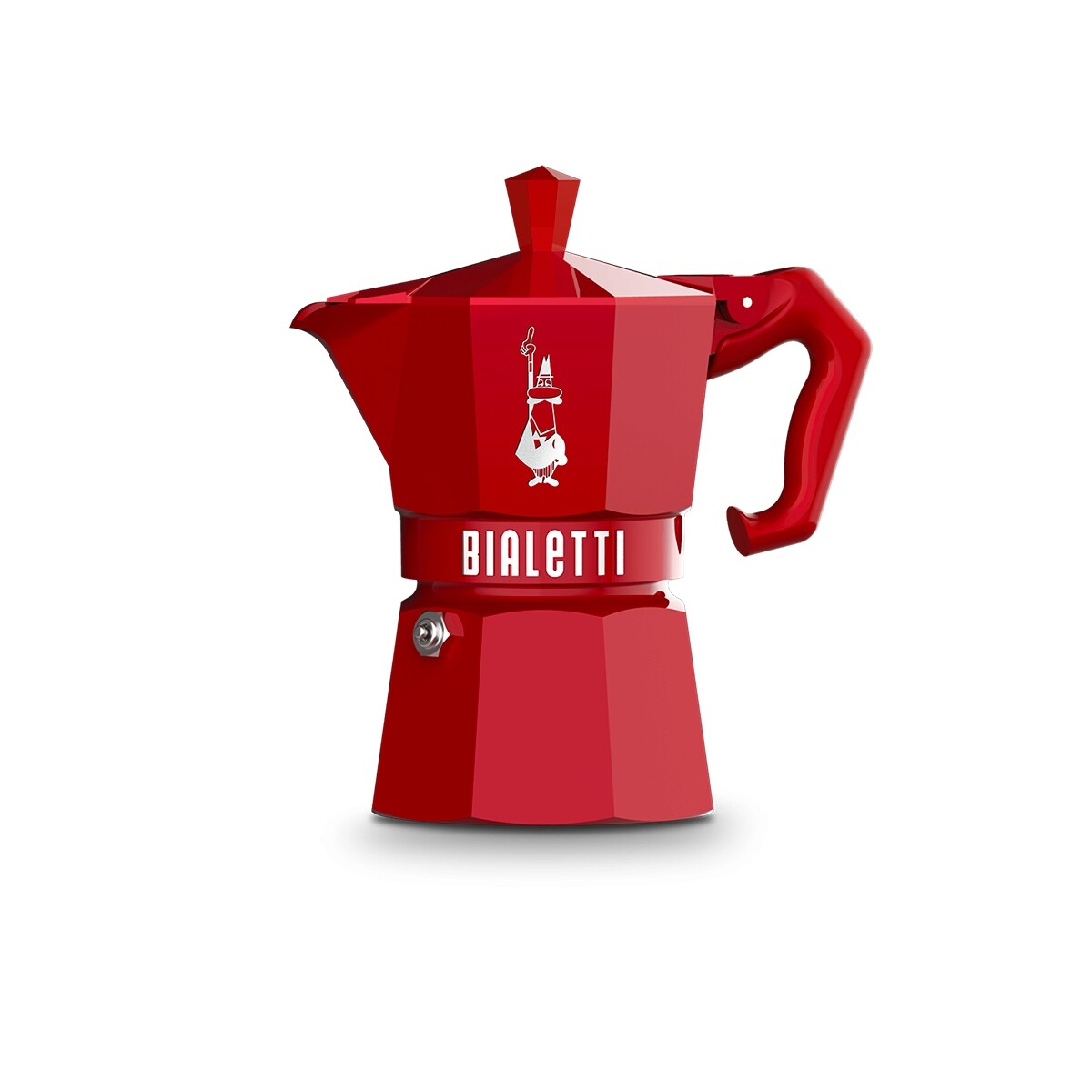 Cafetera Bialetti Exclusive Roja 6 Pocillos (Aluminio) - ROJO 