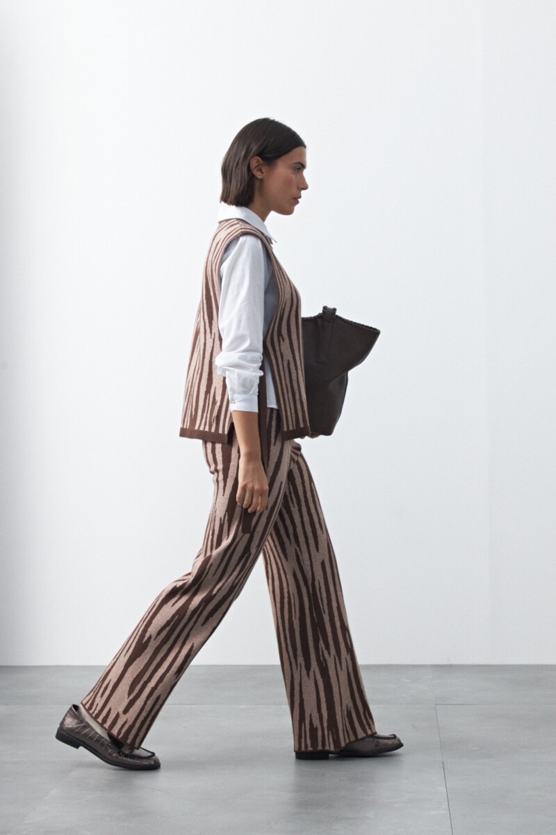 PANTALON LILAN Marrón oscuro