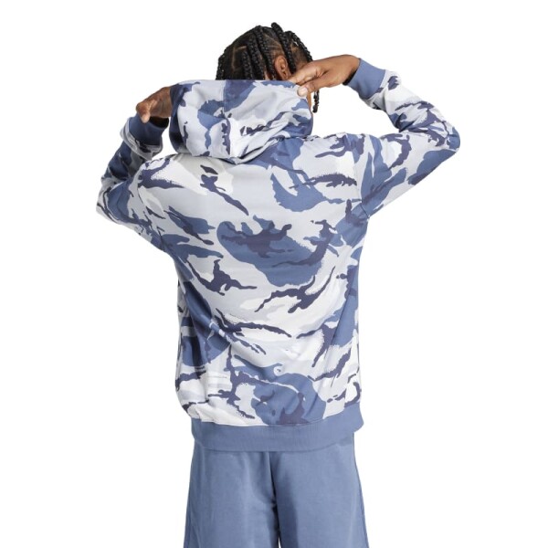 Canguro Adidas Seasonal Essentials Camuflaje Azul