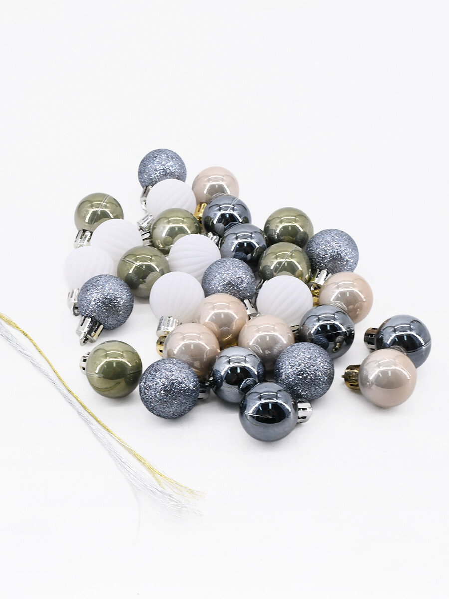 CHIRIMBOLOS SET 30 PCS - GRIS CLARO 