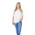 Blusa Ufo con Cuello a Rayas BLANCO