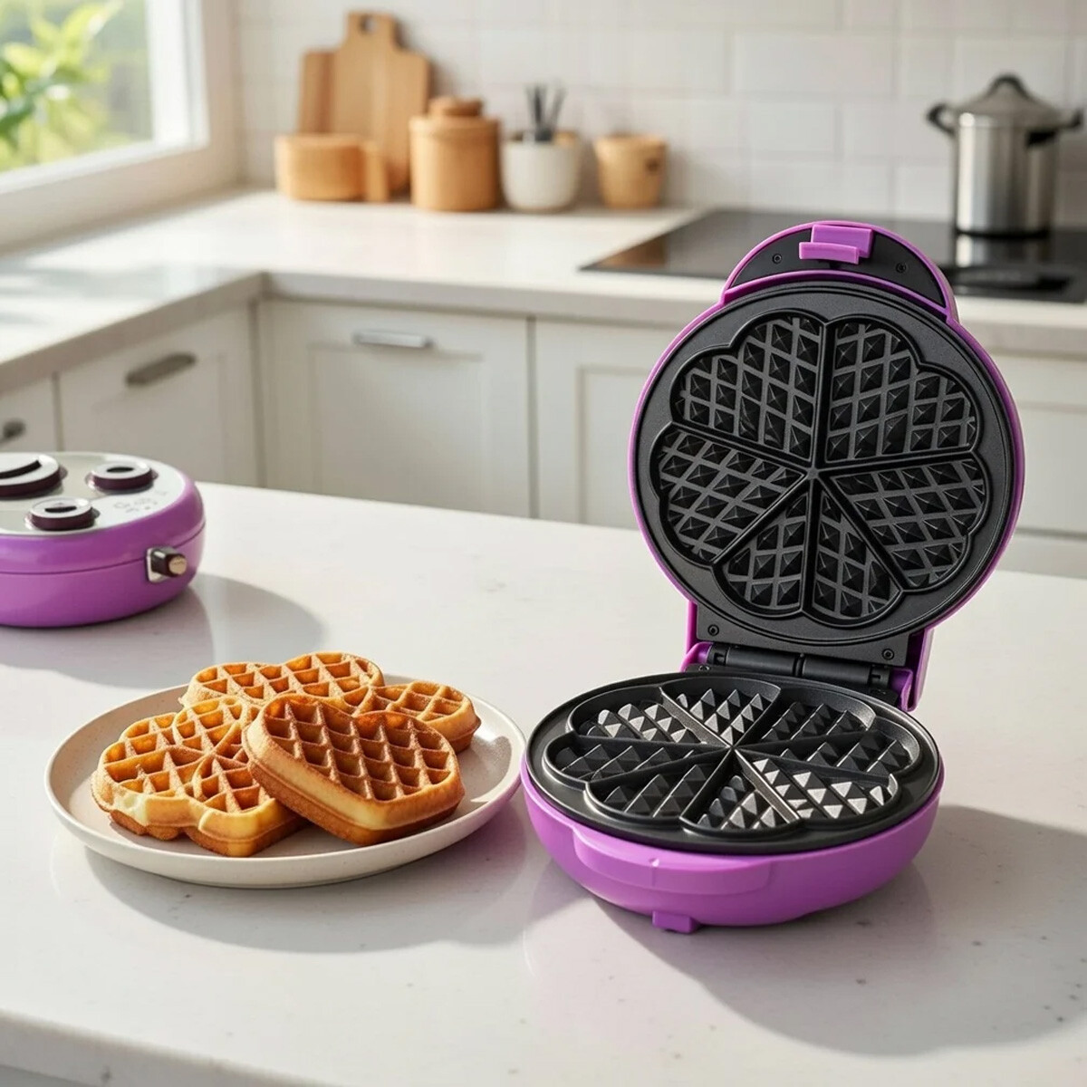 FABRICA DE WAFFLES ROSADA KASSEL KS-WPINK F 