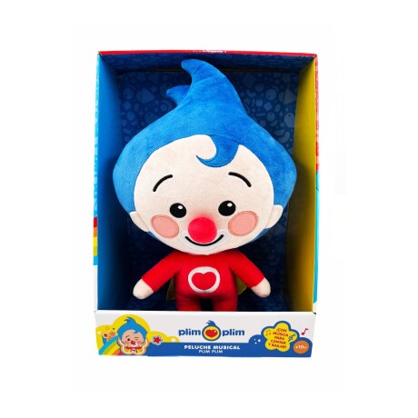 Peluche Musical Plim Plim – Con Canciones y Sonidos 30cm AZUL