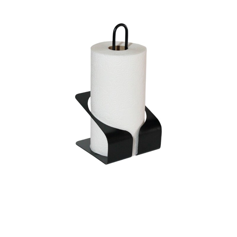 PORTA ROLLO DE COCINA - COLOR NEGRO PORTA ROLLO DE COCINA - COLOR NEGRO