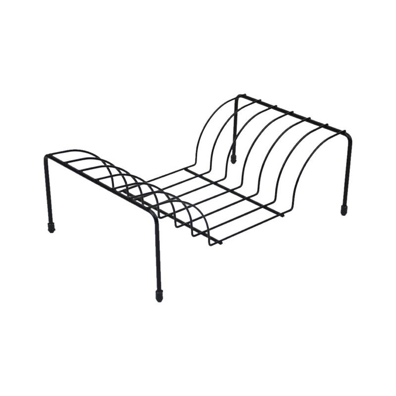Soporte vertical para platos NEGRO