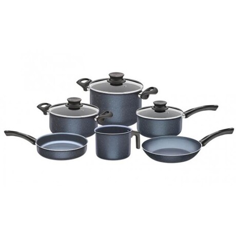 Set Bateria Cocina 4pz Ollas Sarten Tramontina Allegra Acero