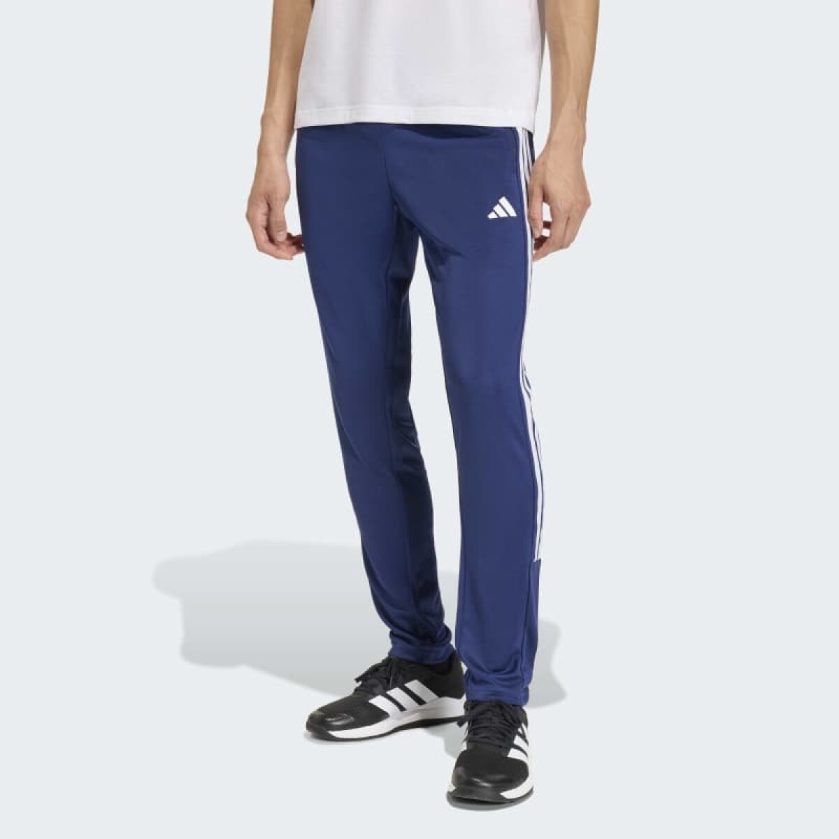 Pantalón Adidas Workout Essentials All-Set 3 Rayas - Azul 