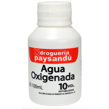 Agua Oxigenada 10 Vol. 100 cc