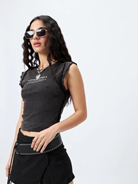 T-SHIRT P.CAKE GUAIA NEGRO