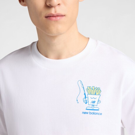 Remera New Balance de Hombre - - MT61I5BMWT WHITE