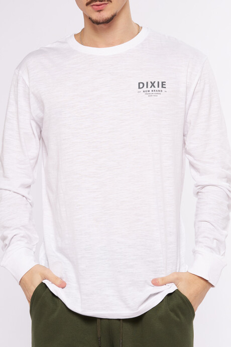 T-SHIRT ML BRANE DIXIE Blanco