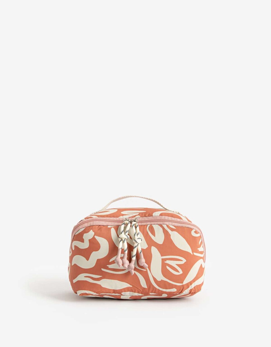 Porta Cosméticos - Estampado Flores 