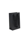 Bolsa cartulina laminada 10x05x15 cm NEGRO