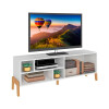RACK NAPOLI 1603 -1.41m -2 Ptas + Espacios -Combinado N/A