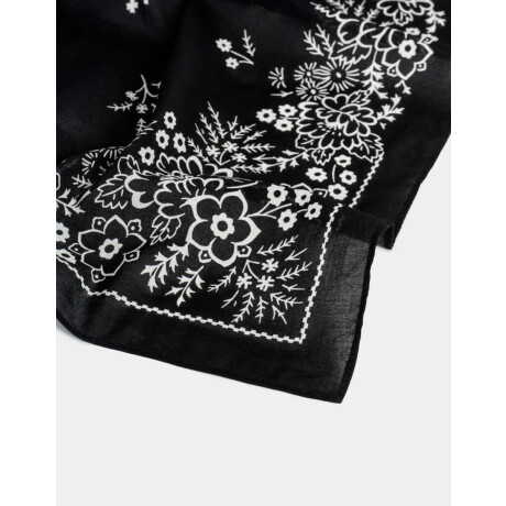 Pañuelo Estampado Negro