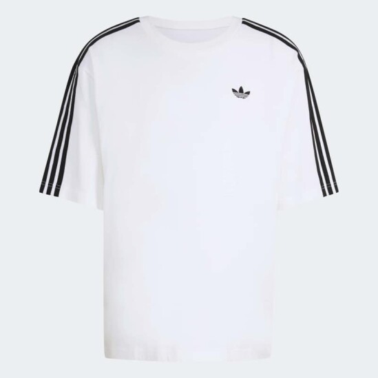 Remera Adidas 3 Tiras Blanco