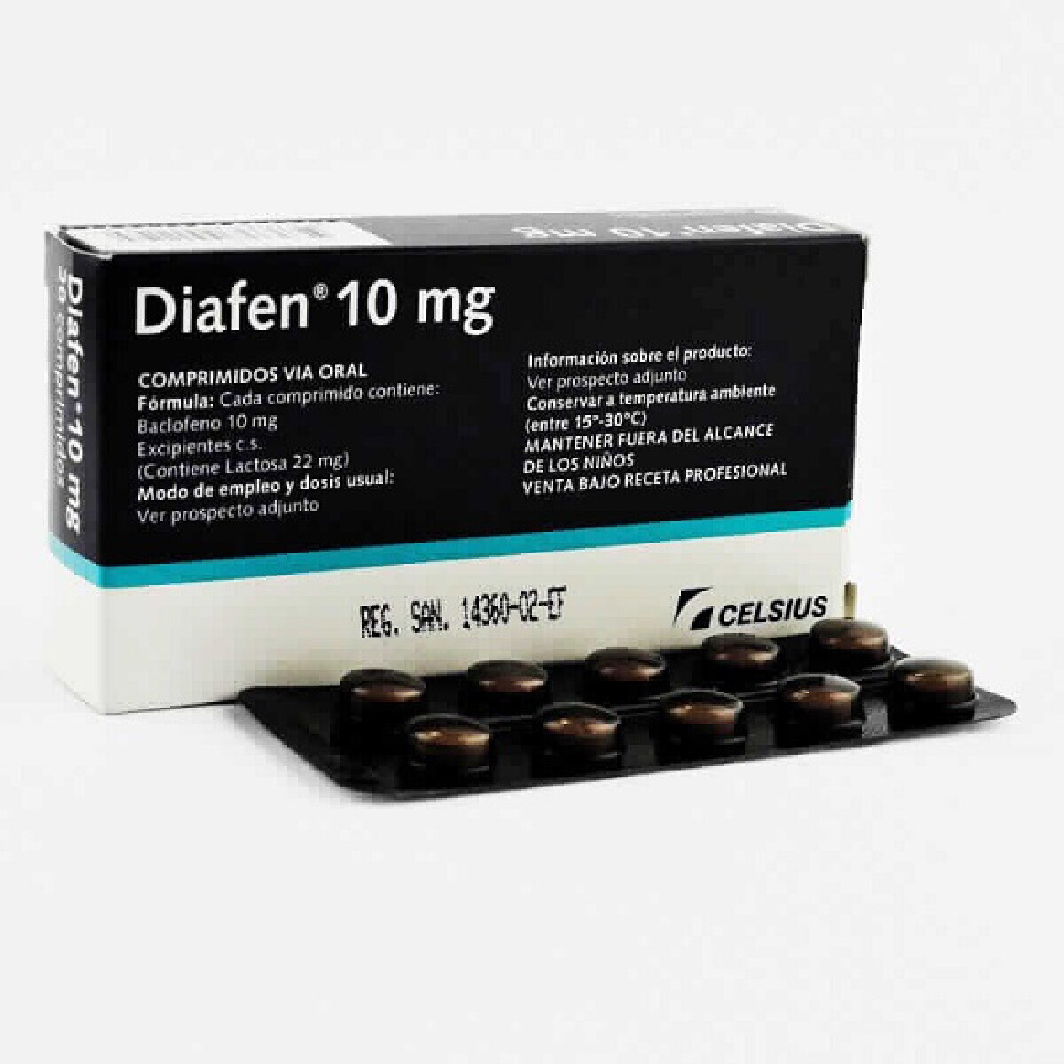 Diafen 10mg 20 Comprimidos 